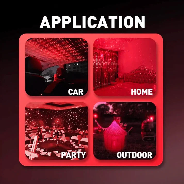 πππ π ππ²π π ππΏπ²π² LuxuryLightβ’ | USB Car Roof Star Light Mini Projector