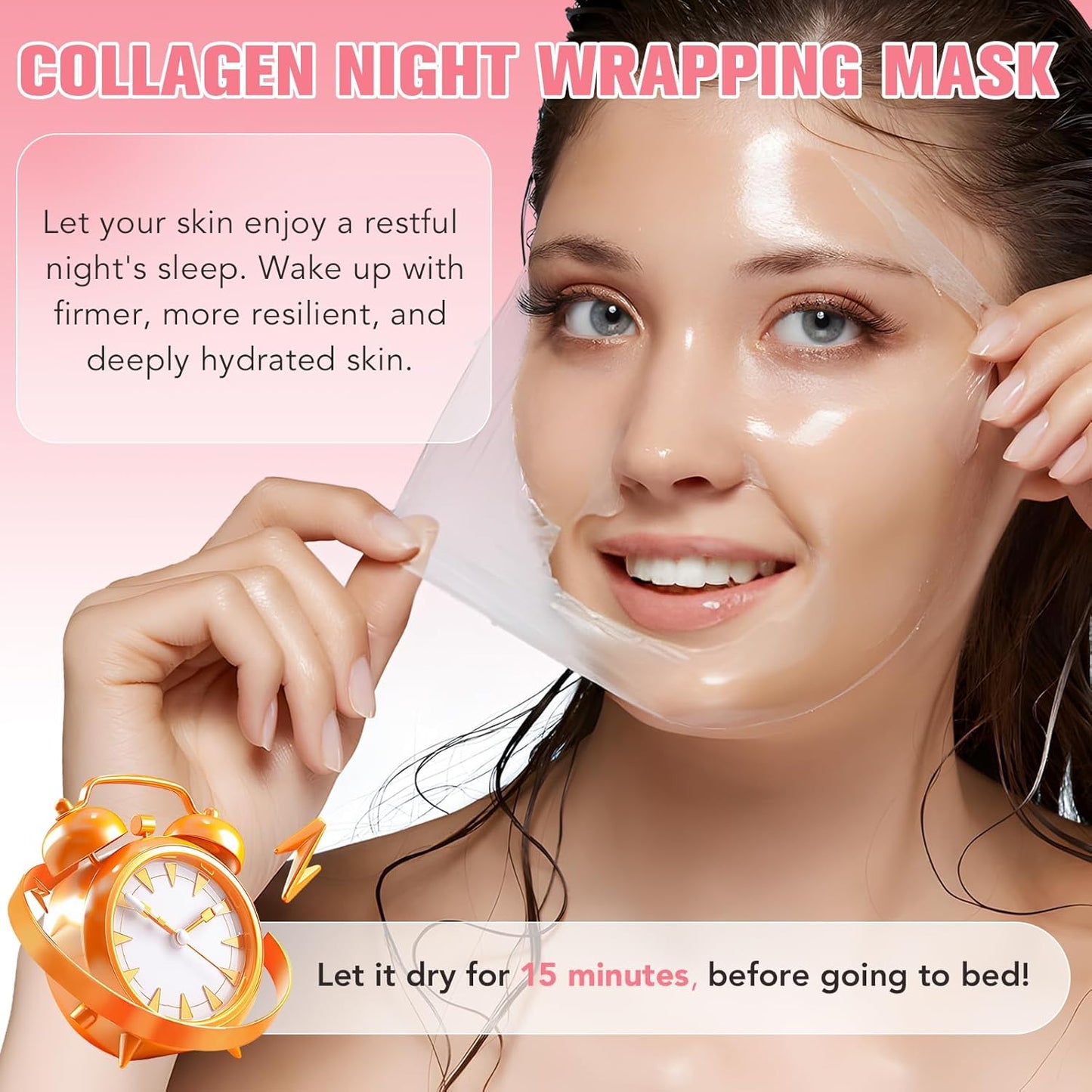 Collagen Night Wrapping Peel Off Mask (Buy 1 Get 1)